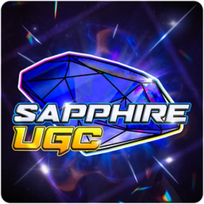 Sapphire UGC Roblox group icon