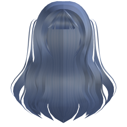 𐂯 ethereal wavy twintails in blue Roblox item