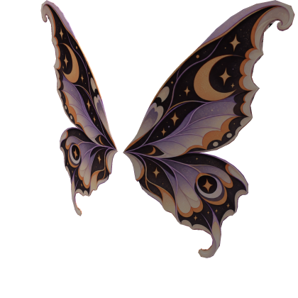 Midnight Moon Moth Wings