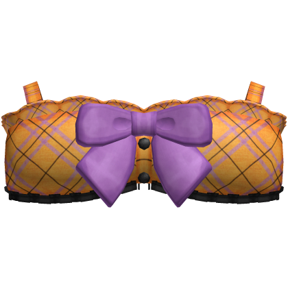 Halloween Cute Plaid Ruffled Top Roblox item