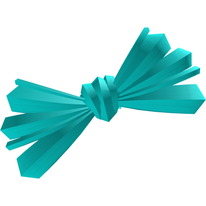 🕸️๋. ⭑ Mourning Scene Bow || Cyan
