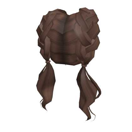 Brown Braided Ponys Roblox item