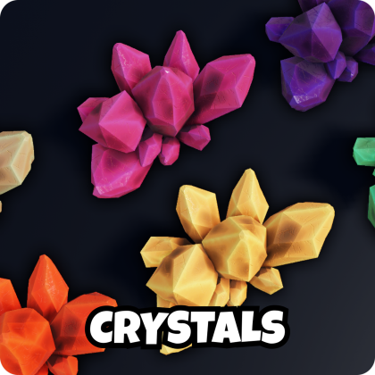 Stylized Crystal Ores