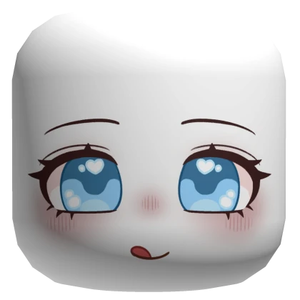 Heart Sparkling Chibi Face Mask | Roblox Item - Rolimon's