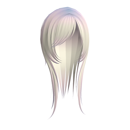 ♱ pastel unicorn scene long razor layered hair Roblox item