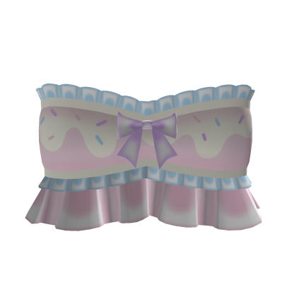 ♡ : cutest ice cream top with ruffles