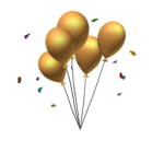 Gold Balloons
