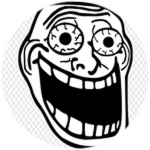 YOU GOT TROLLED GG. Roblox badge thumbnail