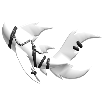 Solid White Shark Tail