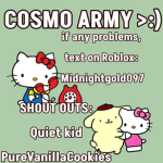 COSMO ARMY >:)