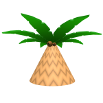 Tropical Palm Tree Party Hat