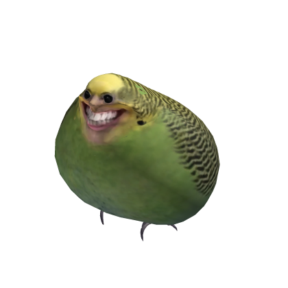 Creepy Smiling Parrot 