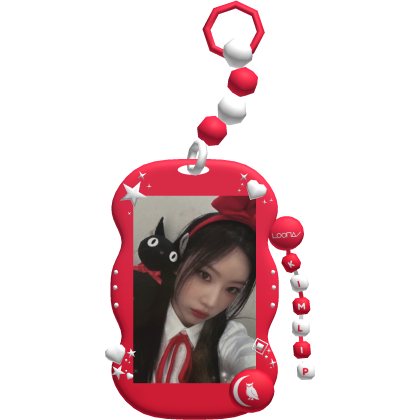 Loona Kim Lip Photocard Kpop Keychain
