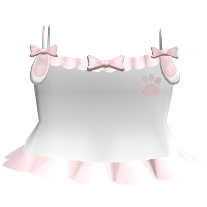 Cutecore pink and white bunny dress