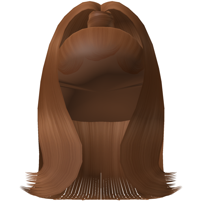 Sleek Flipped Out Ponytail w/ Edges (Ginger)