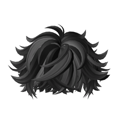 Grey Black Fluffy Hair thumbnail