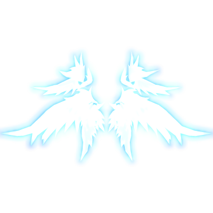 Glowing Emissive Seraphim Angel Wings (Blue) Roblox item