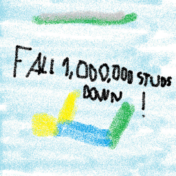 Fall 1,000,000 studs down