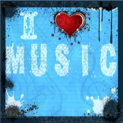 I <3 Music! :D Roblox decal