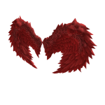 Red Roses Angel Wings