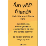 fun with friends yay!