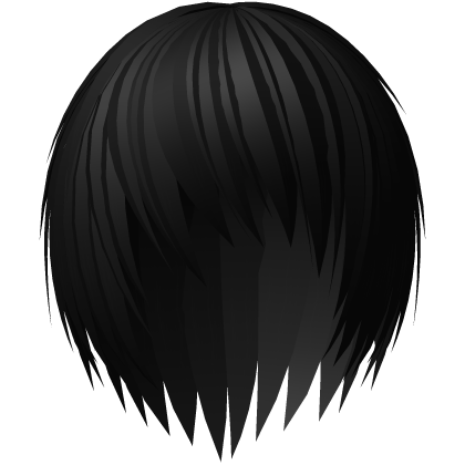 black japanese idol hair 19. Roblox item