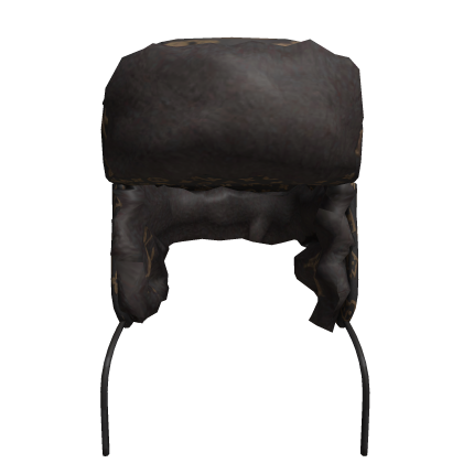 Designer Black Ushanka 