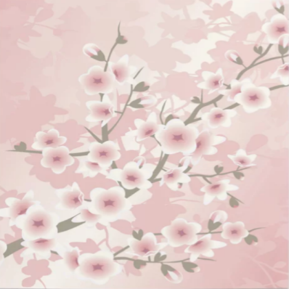 cherry blossom art Roblox decal