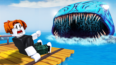 Script Raft Fishing Craft Sail Ocean Resource - [🛸] 50 Days on a Raft 🌊 script preview