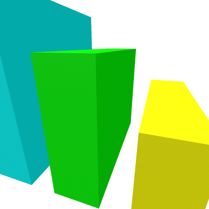 Rainbow obby part stairs!