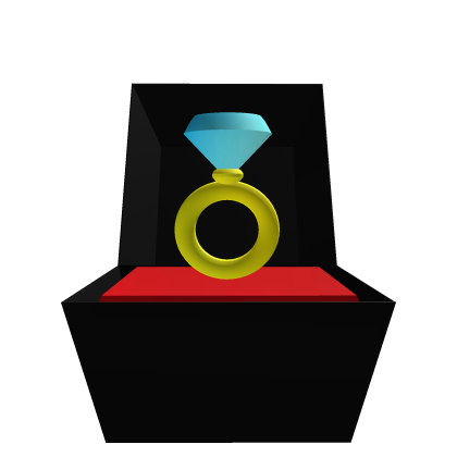 Gold ring with a large blue diamond [CODE RIGDIM] thumbnail
