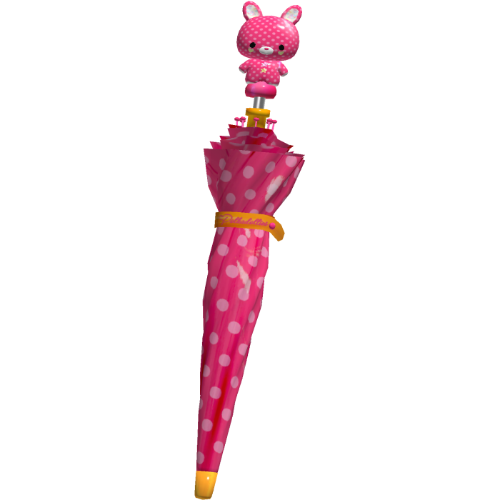 ♡ harajuku ana polka dot mascot waist umbrella 