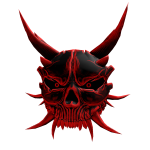 Oni Red Skull Mask