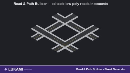 Road & Path Builder - Street Generator preview 1