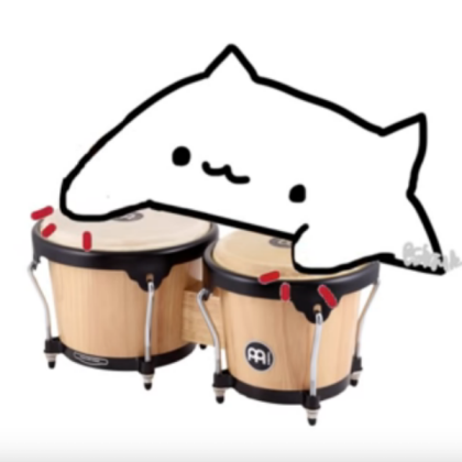 Bongo Cat is the only top tier cat meme out there Roblox decal