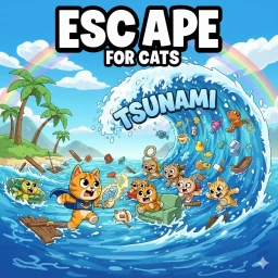 Escape Tsunami For Cats icon
