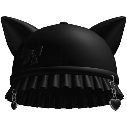 Kitty Beanie Black