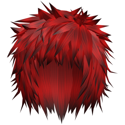 Red Scene Messy Spiky Emo Boy Hair