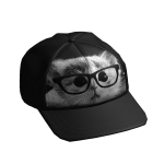 grunge distressed cat cap
