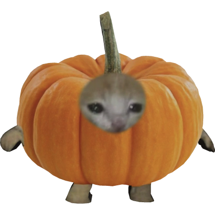 Pumpkin Kitty Right Shoulder Halloween