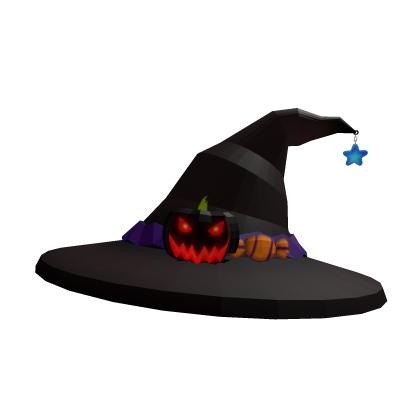 Halloween Spooky Pumpkin Witch Hat Roblox item