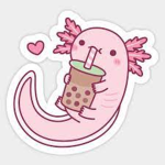 Axolotl + boba club!