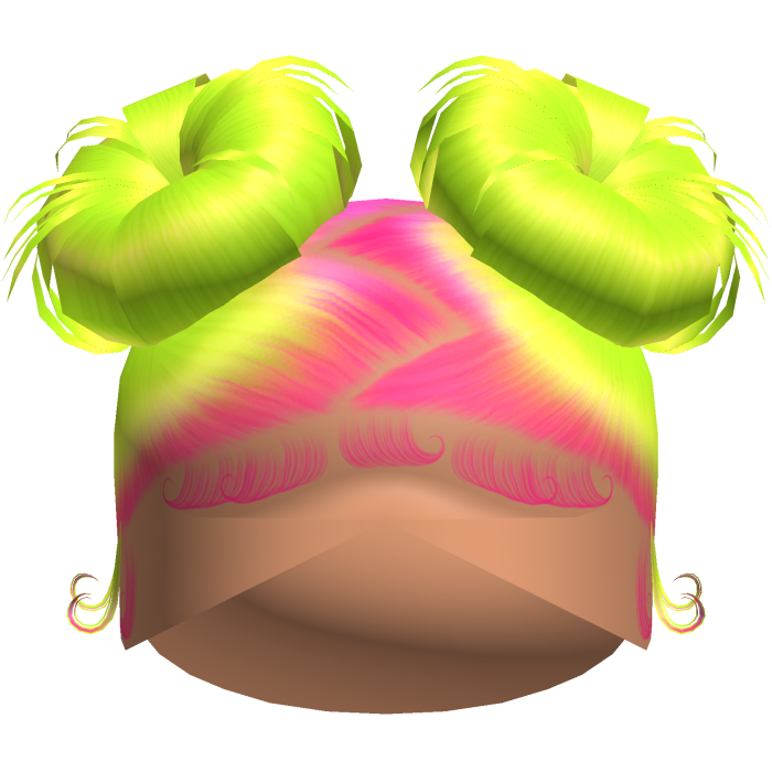 Doll Zig-Zag Part Double Buns (Scene)