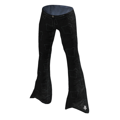 Dark Y2K Flare Denim thumbnail