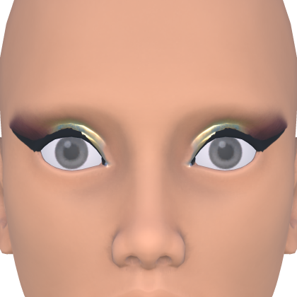 Bold Eyeliner with Gold Eyeshadow thumbnail