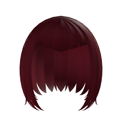 Red gothic vampire cute short bob
