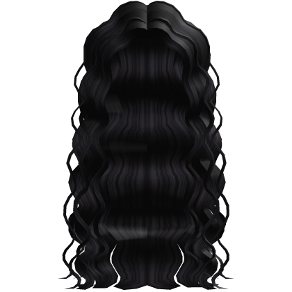 Long Wavy Soft Curly Hair In Black Roblox NoFilter