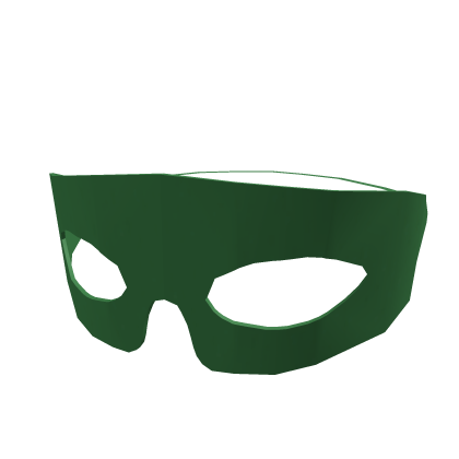 Green Superhero Mask