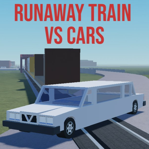 (New Limo!) Runaway trains vs cars! official Roblox game thumbnail