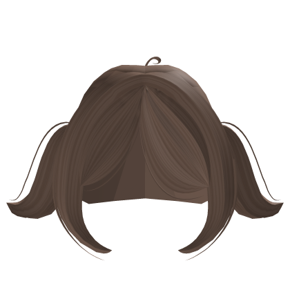 kawaii moe baby pigtails in light brown